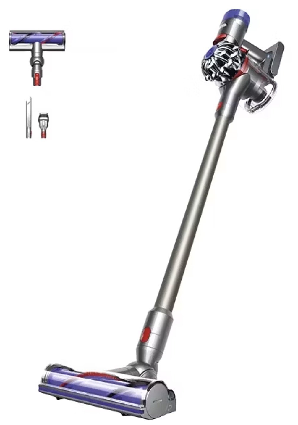 Вертикальный Пылесос Dyson V8 Absolute Silver/Nickel (SV25)